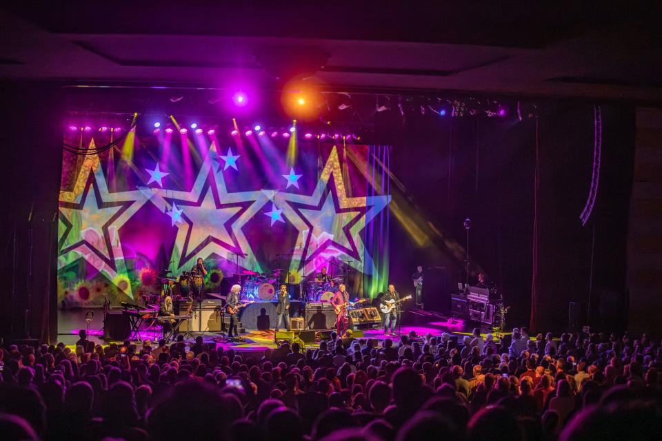 Ringo Starr and His All-Starr Band perform at the Miller High Life Theatre in Milwaukee on Saturday, Sept. 30, 2023.