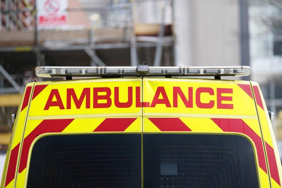 An ambulance outside the Royal London Hospital in east London (PA Wire)