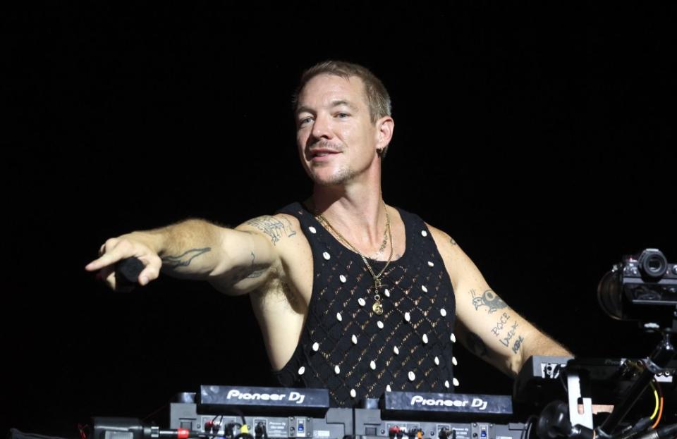 Diplo performs onstage during Madonna’s concert at Copacabana beach on May 4, 2024. WireImage for Live Nation