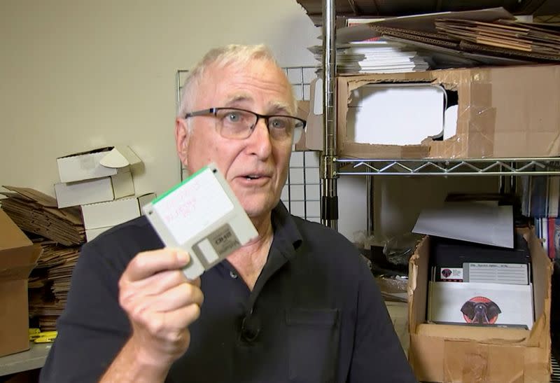 A 1990s relic, floppy disks get second life at California warehouse