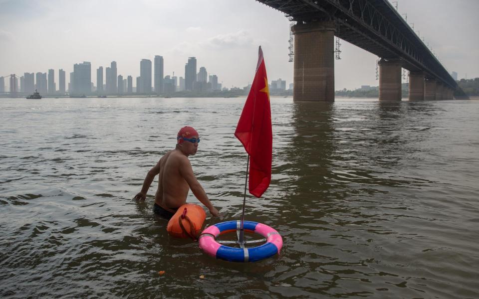 wuhan swimmer - Getty