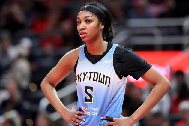 Angel Reese Pops Off Following Chicago Sky's Win Over Caitlin Clark's  Indiana Fever - Yahoo Sports