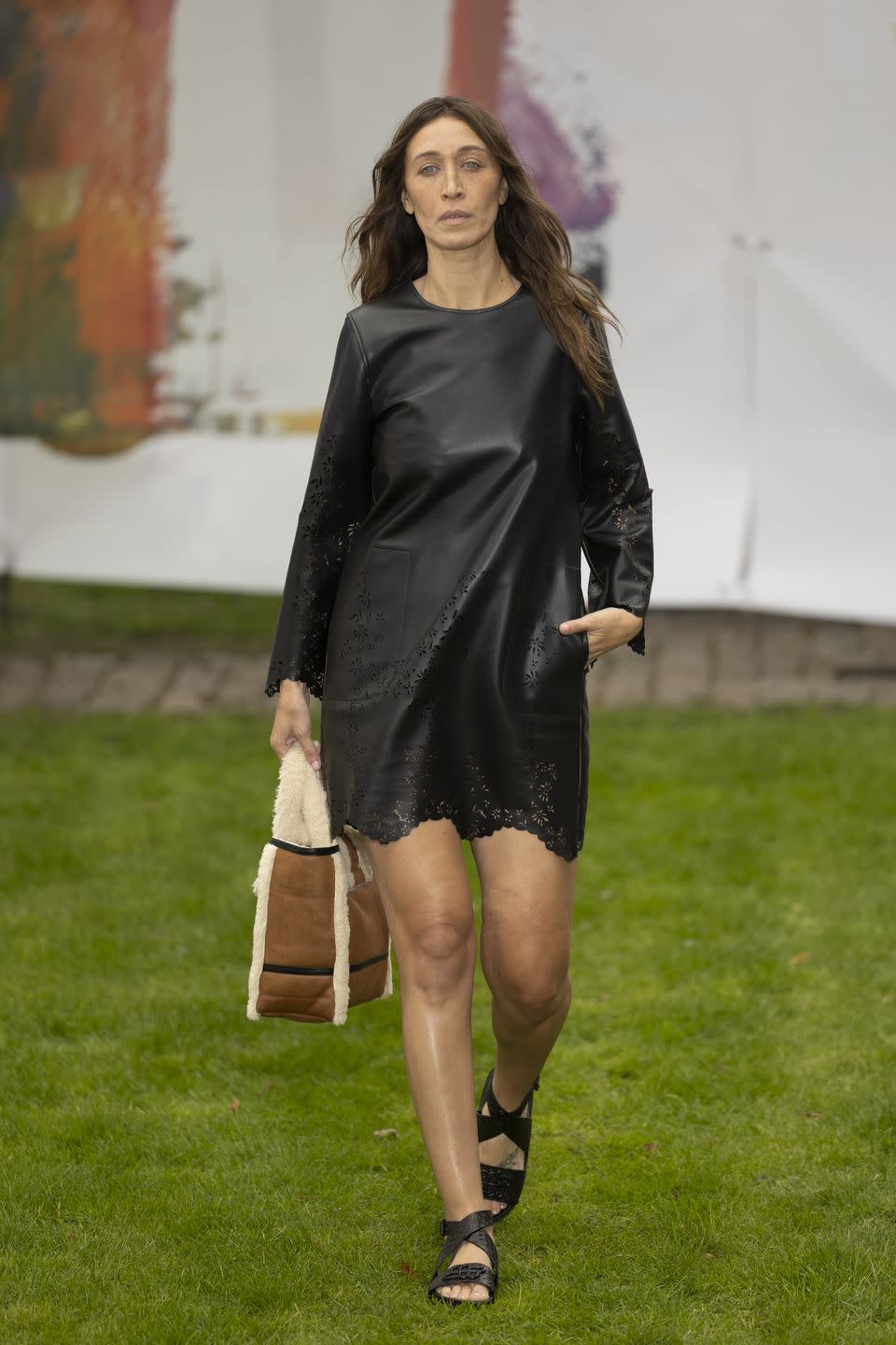 copenhagen, denmark august 10 alana hadid walks the runway at the munthe show during copenhagen fashion week springsummer 2024 on august 10, 2023 in copenhagen, denmark photo by matt jelonekgetty images