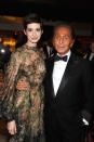 Anne's good friend, designer Valentino Garavani told E! News at the event that he would be <a href="http://ca.shine.yahoo.com/anne-hathaway-wear-valentino-wedding-dress-023000555.html" data-ylk="slk:designing the wedding dress;elm:context_link;itc:0;sec:content-canvas;outcm:mb_qualified_link;_E:mb_qualified_link;ct:story;" class="link  yahoo-link">designing the wedding dress</a> for Anne's upcoming wedding to fiancé Adam Shulman. Valentino said: "She's a very good friend of mine. She's like my daughter!" We can't wait to see what that will look like! (Photo by Dimitrios Kambouris/WireImage)