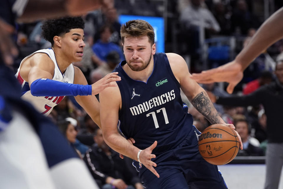 Luka Doncic-led Mavericks beat Pistons 131-113 for 50th win