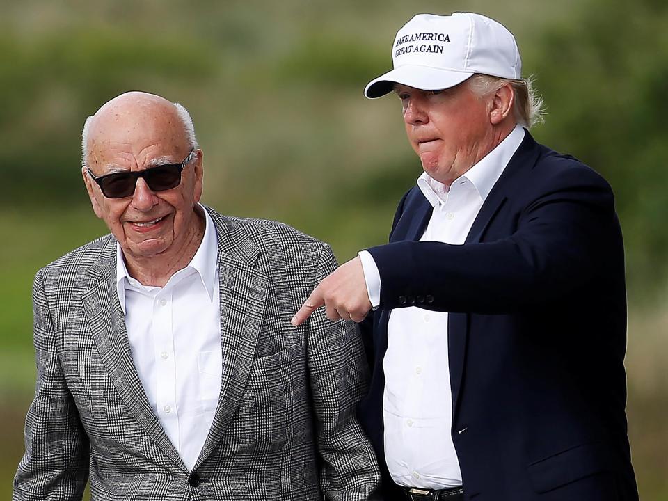 Rupert Murdoch and Donald Trump (Reuters)