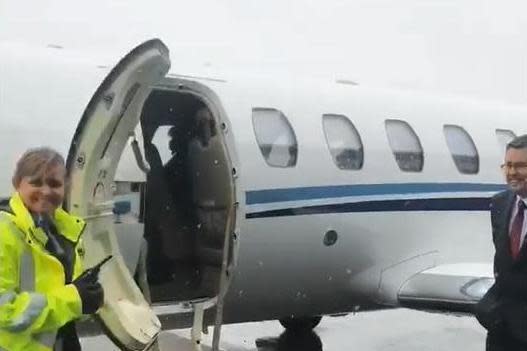 Alexis Sanchez boards private jet ahead of Manchester United medical as Henrikh Mkhitaryan Arsenal swap moves closer