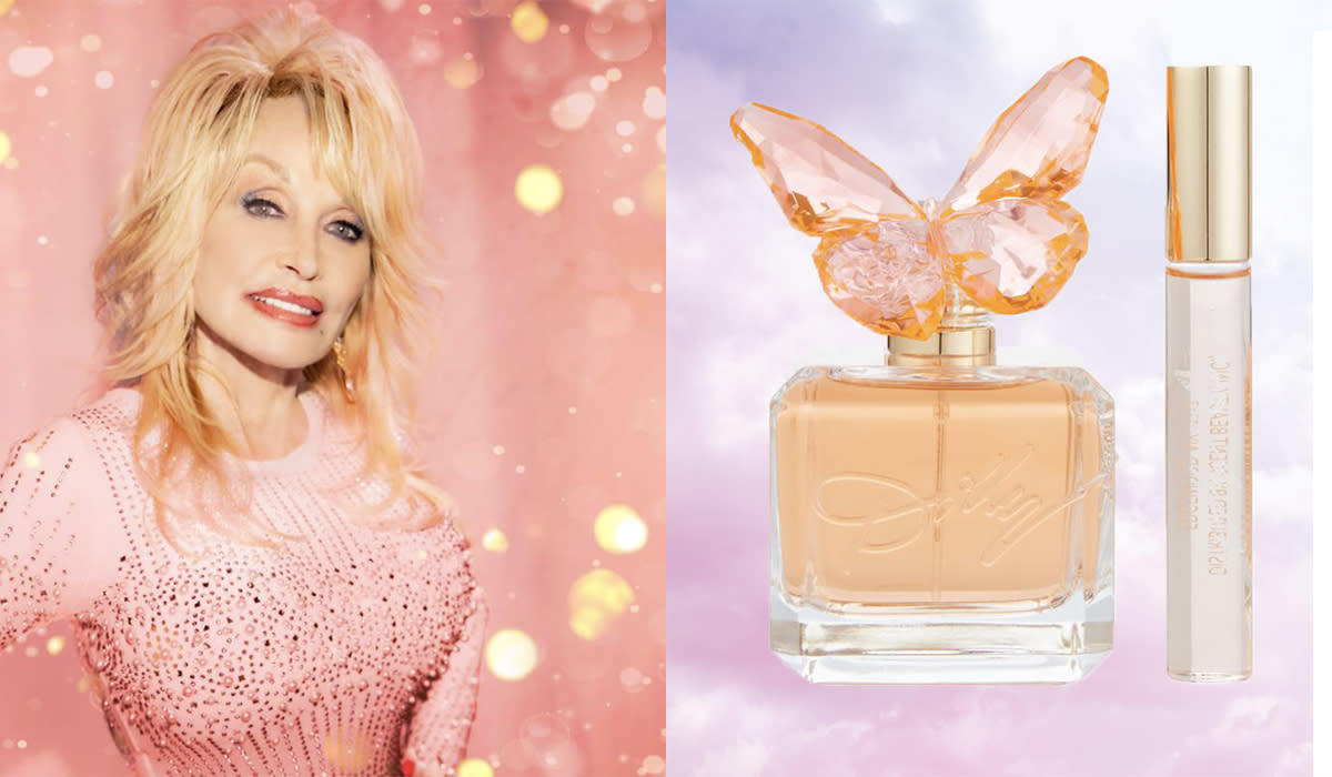 Dolly Parton and her perfume