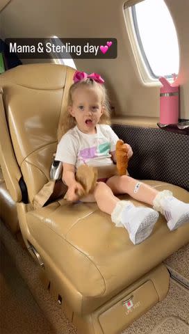 <p>Brittany Mahomes/Instagram</p> Brittany Mahomes shares a photo of daughter Sterling from their mother-daughter day