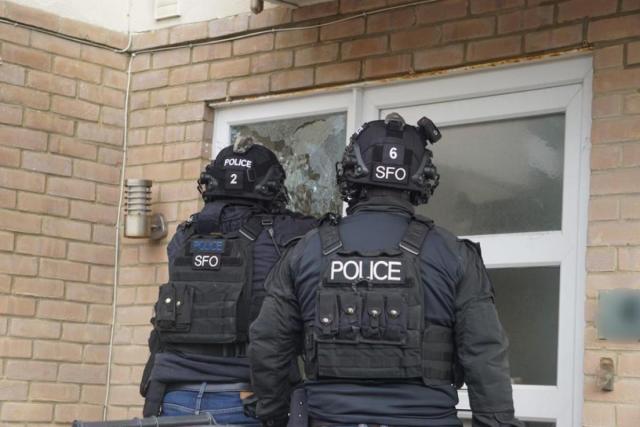 Police raid home and uncover haul of 'drugs