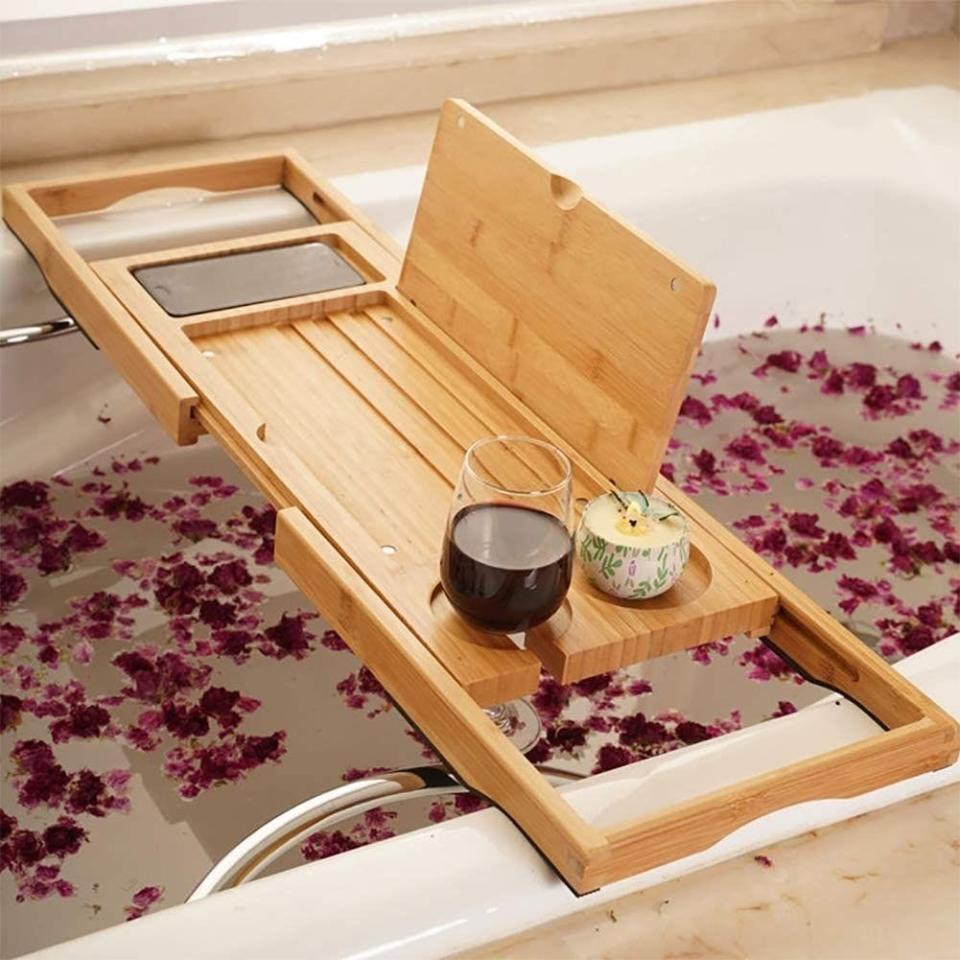 Bamboo Bathtub Caddy Tray