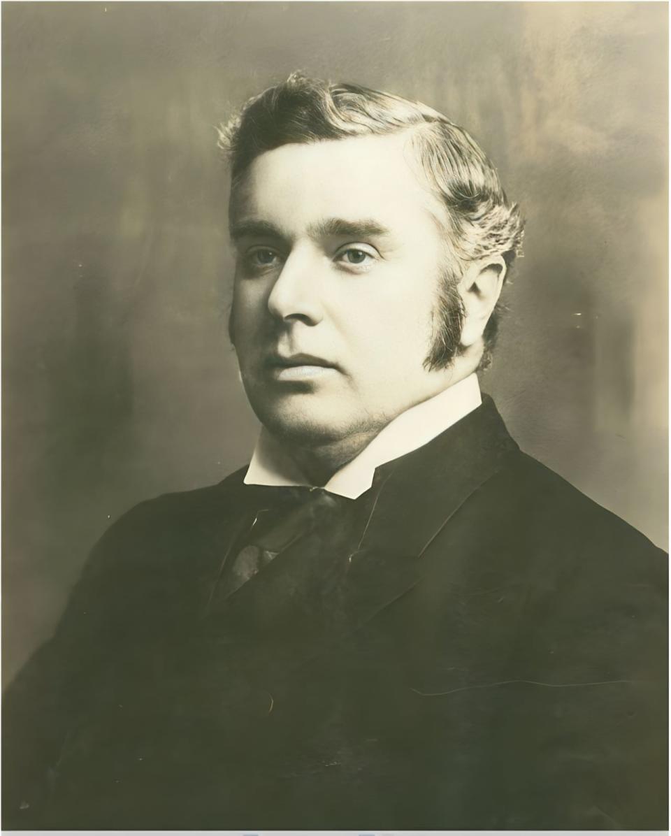 Portrait of John Thompson, the 4th prime minister of Canada.