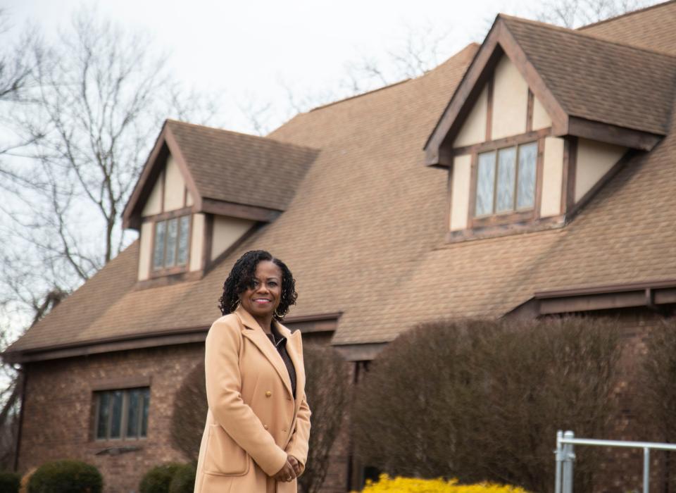 LaDonna Prince is the owner of an abortion clinic that is currently in a state of rebuild after a man drove his car into the building, damaging the side and rear. Photo taken, Wednesday, Jan. 31, 2024, in Danville, Ill.