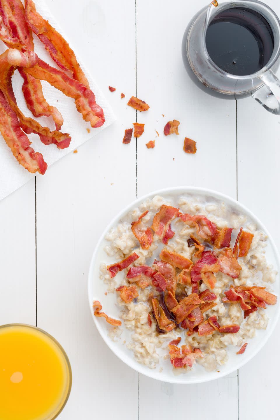 Maple Bacon Oatmeal