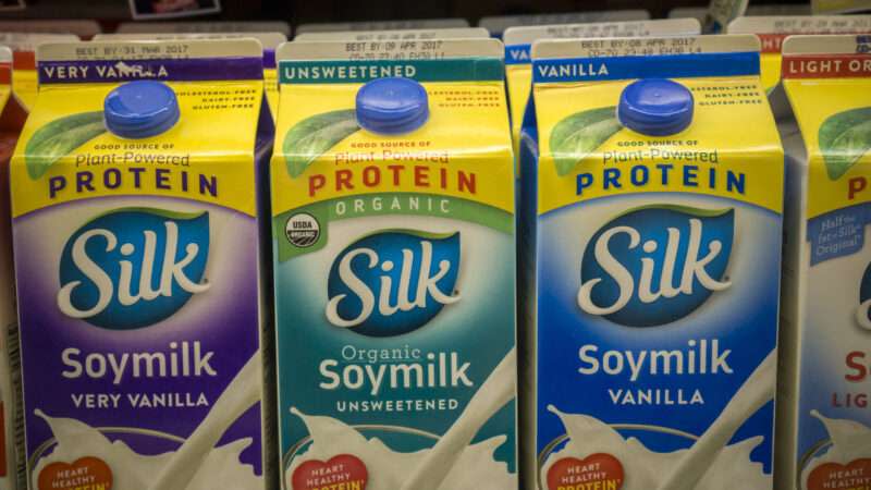 Silk soy milk cartons