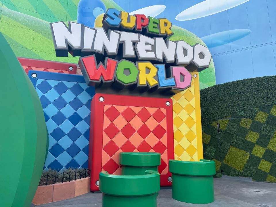 super nintendo world entrance