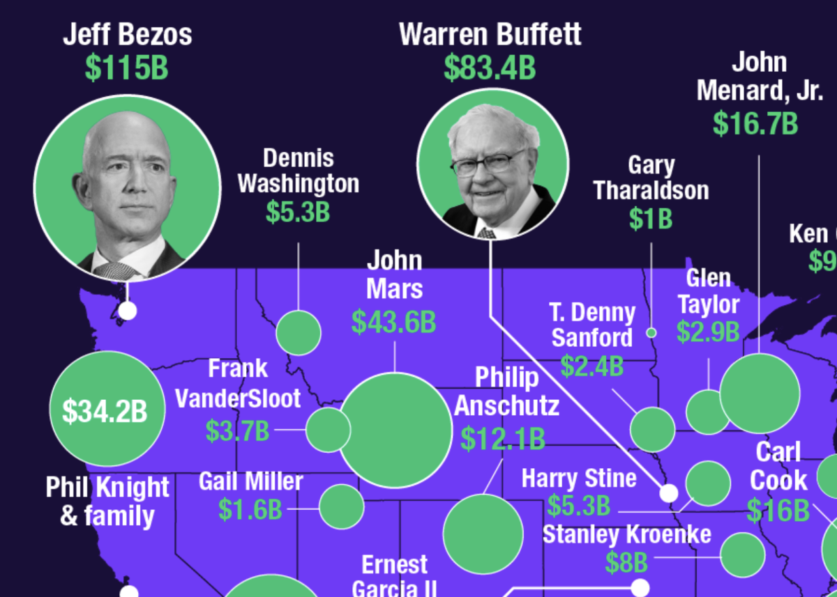 These Are the Richest People Living in Each US State