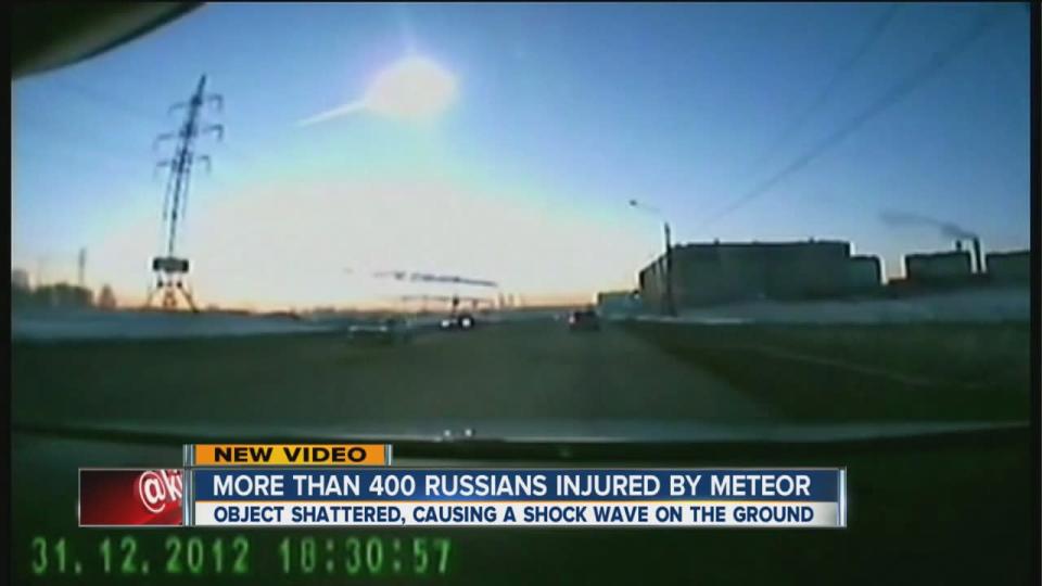 More than 400 injured when meteor crashes down to earth