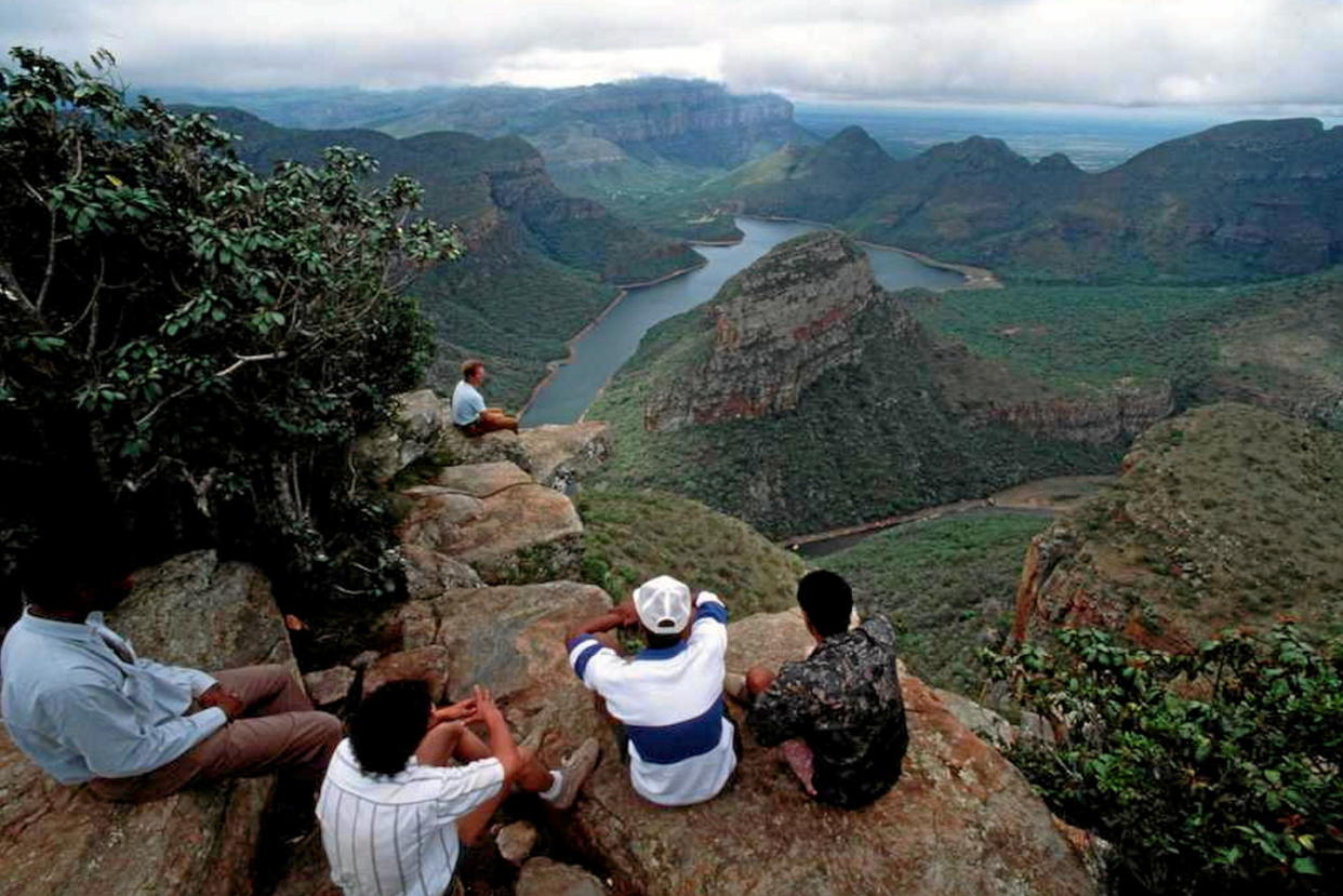 Une vue sur le Canyon de la rivière Blyde, le 3e plus grand canyon du monde.  - Credit:DAZAY/SIPA / SIPA