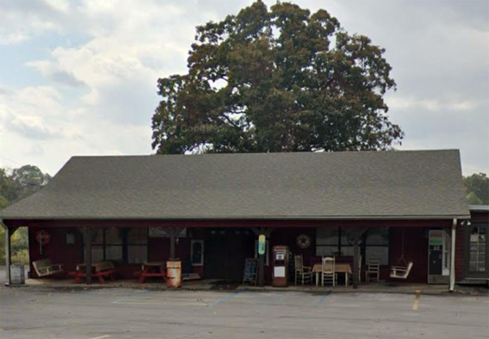 This is the former site of Dave's Cedar Cabin Restaurant in Florence, Ala., which lives on today as Southern Farm Table.