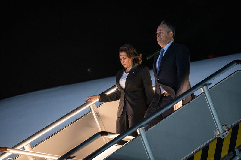 U.S. Vice President Harris arrives in the Philippines