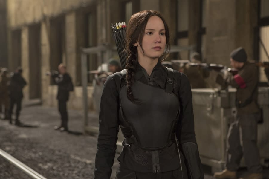 Jennifer Lawrence in Hunger Games