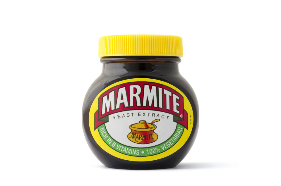 The price of Marmite (500g) went up from £4.75 in July 2022 to £5.85, on average, in July 2023. Photo: Getty.