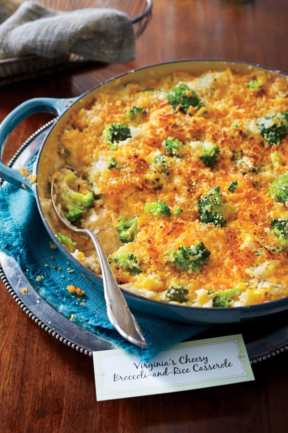 Cheesy Broccoli-and-Rice Casserole