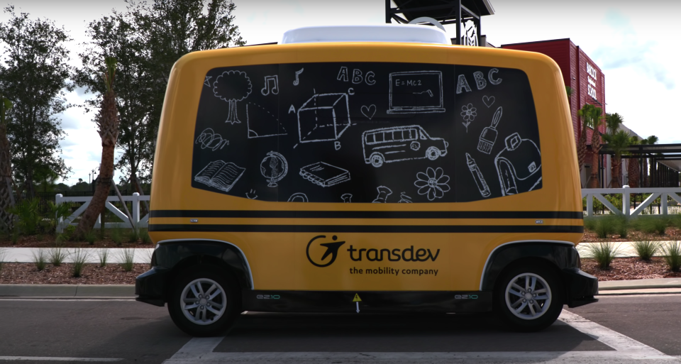 <p>Safety enforcement body condemns use of driverless vehicle for ferrying pupils, who it described as ‘a vulnerable population’ </p>