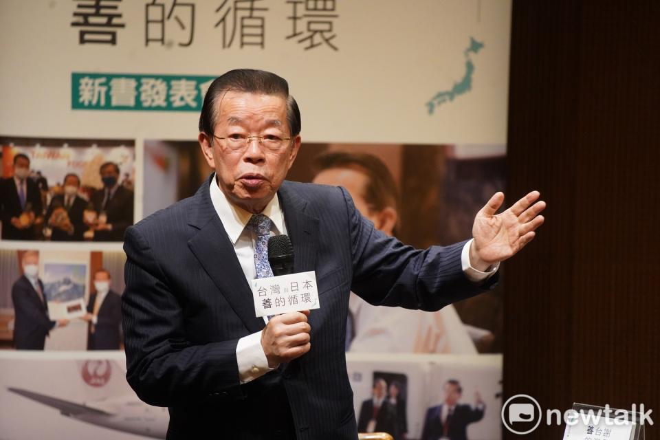 駐日代表謝長廷表示卓榮泰給人穩健且有信任感的感覺是一個非常好閣揆的人選。   圖：林昀真／攝（資料照）