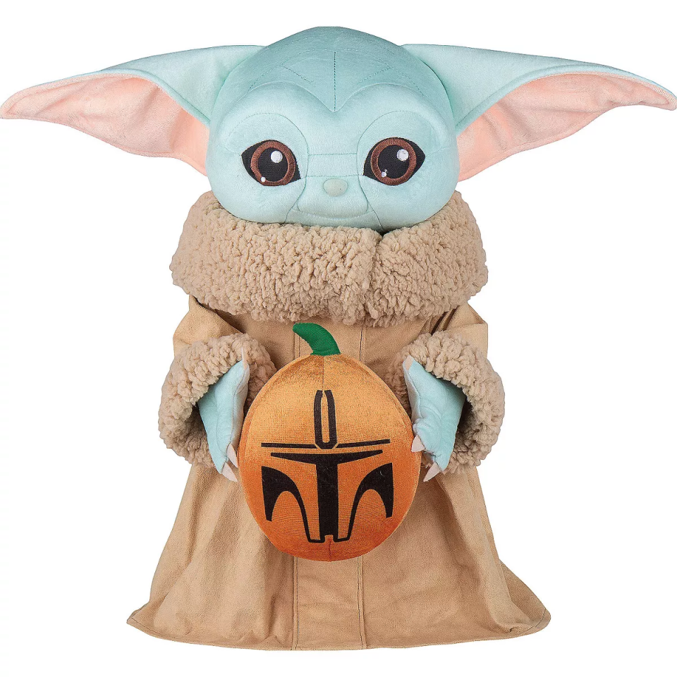 <p><a href="https://go.redirectingat.com?id=74968X1596630&url=https%3A%2F%2Fwww.target.com%2Fp%2Fgemmy-star-wars-the-child-plush-halloween-decoration-multicolored%2F-%2FA-89449670%23lnk%3Dsametab&sref=https%3A%2F%2Fwww.womansday.com%2Fhome%2Fdecorating%2Fg61170509%2Fbest-disney-halloween-decorations%2F" rel="nofollow noopener" target="_blank" data-ylk="slk:Shop Now;elm:context_link;itc:0;sec:content-canvas" class="link ">Shop Now</a></p><p>Grogu Halloween Decoration</p><p>Target</p><p>$34.78</p>