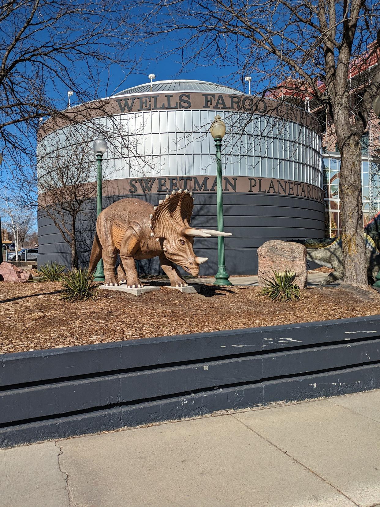 Exterior of the Sweetman Planetarium located at the Washington Pavilion in Downtown Sioux Falls.