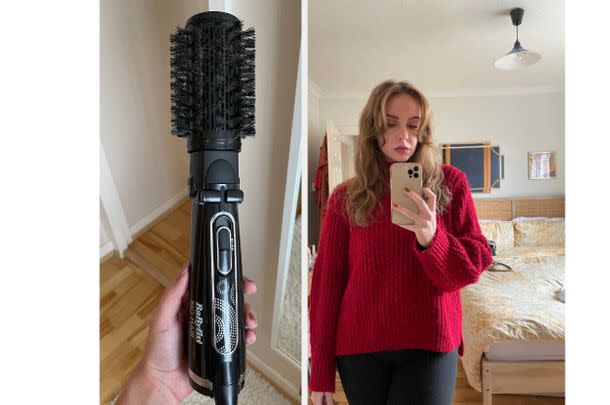 Valeza's hair styling routine has been seriously shortened by this BaByliss Big Hair rotating styler. It delivers some brilliant bounce too!