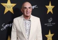 FILE - in this April 26, 2017, file photo, Robert Shapiro arrives at Wolfgang Puck's Post-Hollywood Walk of Fame Star Ceremony Celebration at Spago in Beverly Hills, Calif. Shapiro, the first member of Simpson's defense team, continues to practice law. In 2005 he founded the Brent Shapiro Foundation to help steer young people from drug and alcohol addiction after his 24-year-old son died of an overdose. (Photo by Willy Sanjuan/Invision/AP, File)