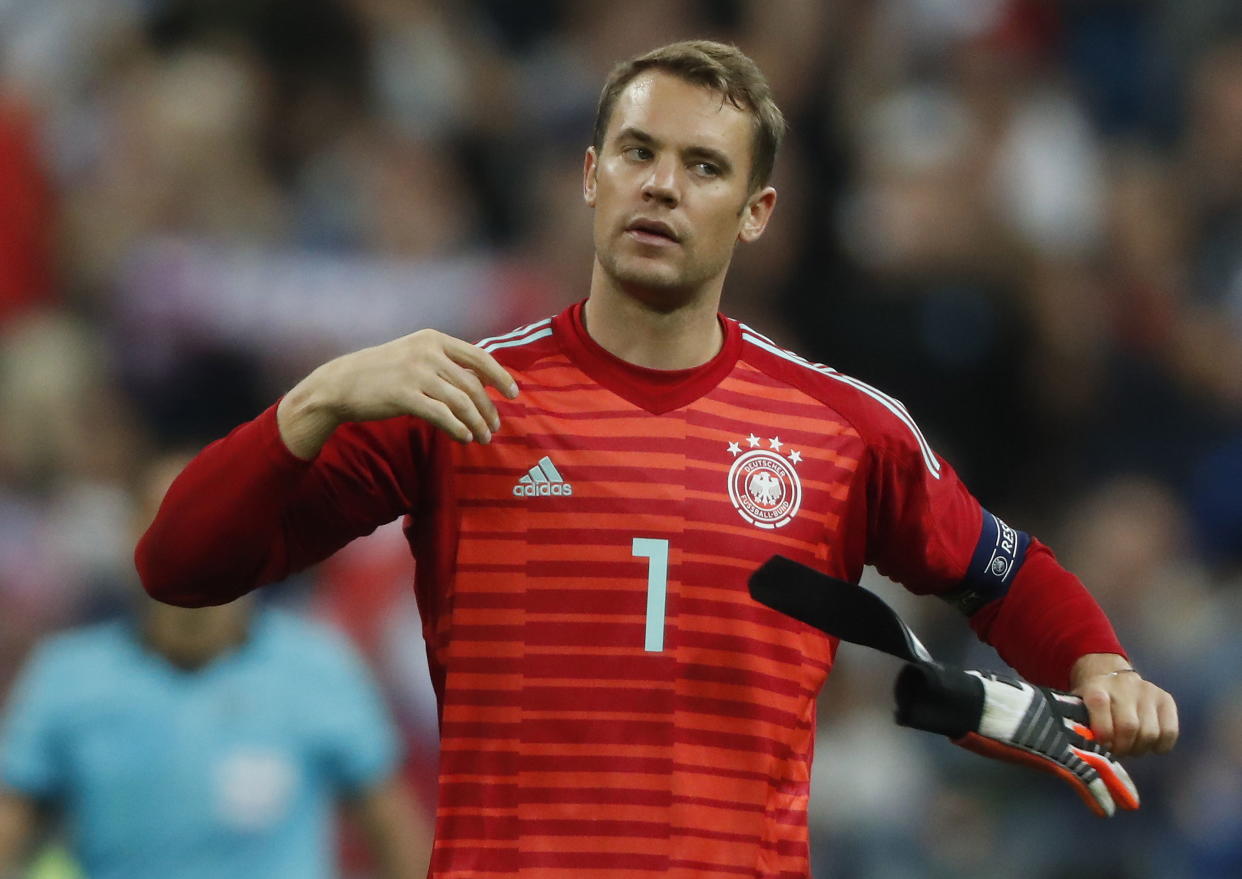 Auch er zeigte sich gegen Frankreich verbessert: Manuel Neuer. FOTO: EFE/IAN LANGSDON