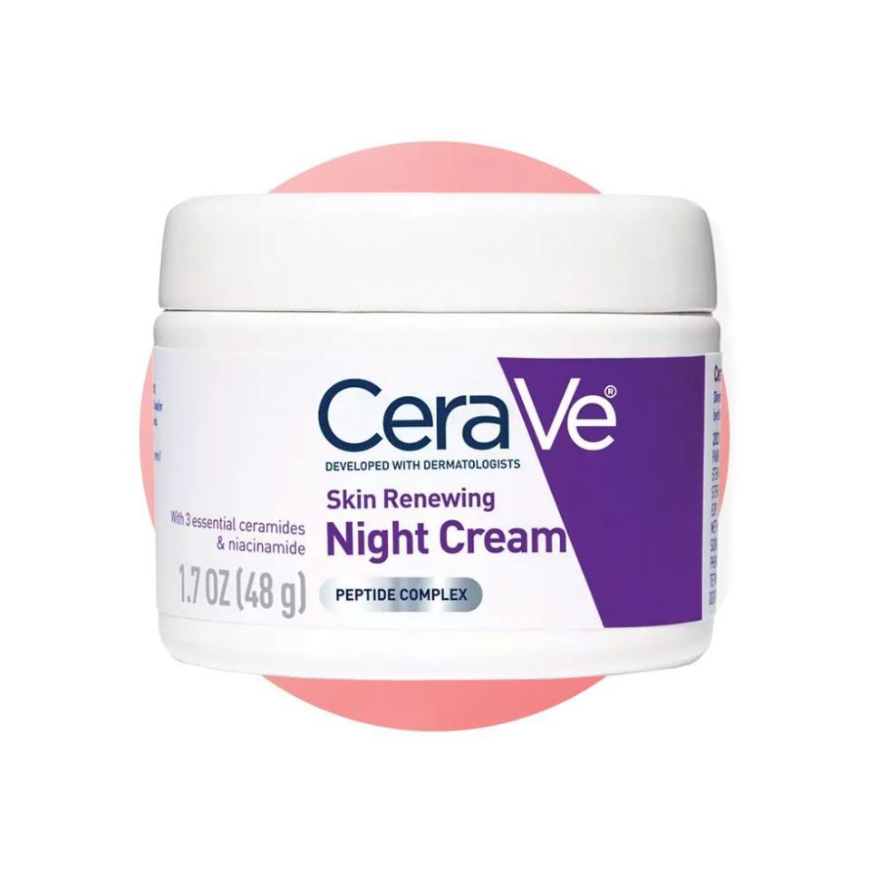 <p><a href="https://go.redirectingat.com?id=74968X1596630&url=https%3A%2F%2Fwww.ulta.com%2Fp%2Fskin-renewing-night-cream-xlsImpprod12041695&sref=https%3A%2F%2F" rel="nofollow noopener" target="_blank" data-ylk="slk:Shop Now;elm:context_link;itc:0;sec:content-canvas" class="link ">Shop Now</a></p><p>Skin Renewing Night Cream</p><p>$23.99</p>