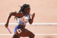 <p>The first British woman to achieve a global 100m title in any age group, Philip took World Youth Championship gold aged just 16 in 2007. Part of the same 4 x 100 metres team as Dina Asher-Smith, Philip scored a bronze medal at the 2016 Rio Olympic Games. </p>