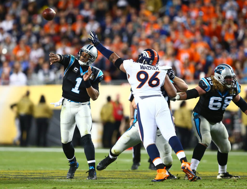 Feb 7, 2016; Santa Clara, CA, USA; Denver Broncos quarterback