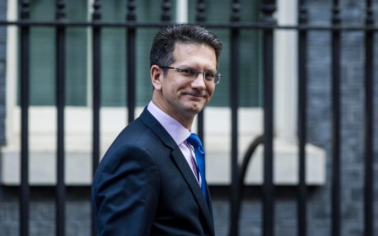 Steve Baker, the Chairman of the ERG, leaving a Cabinet Meeting at Downing Street. - Jeff Gilbert