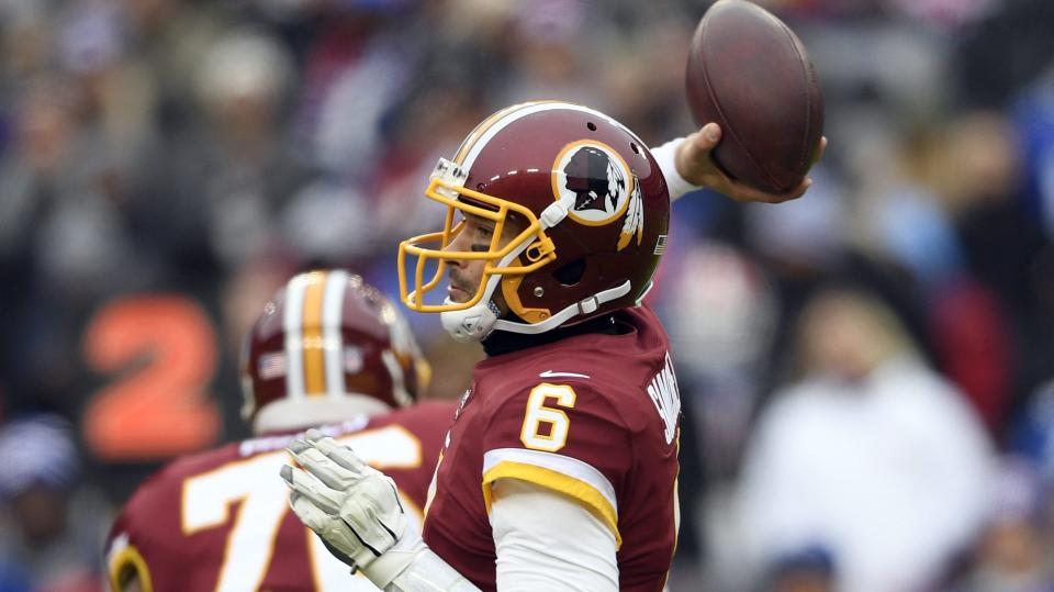 Mark Sanchez hurts Washington by throwing an early pick-six