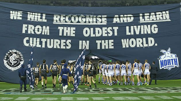 Brilliant touch. Image: Getty