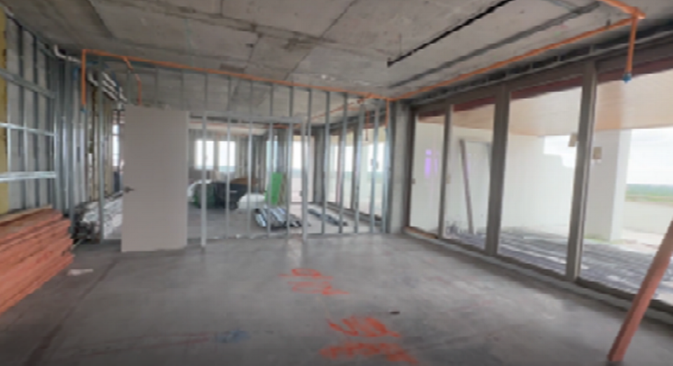 This picture included as an exhibit in the lawsuit filed this month by Mironest CG LLC purportedly shows the interior of one of the two penthouses planned on the 12th floor of Villa Valencia, a project by Location Ventures. Miami-Dade Clerk of Courts