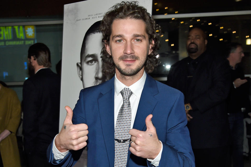 Bei der Premiere war Shia LaBeouf noch sehr zuversichtlich. (Bild: AP)