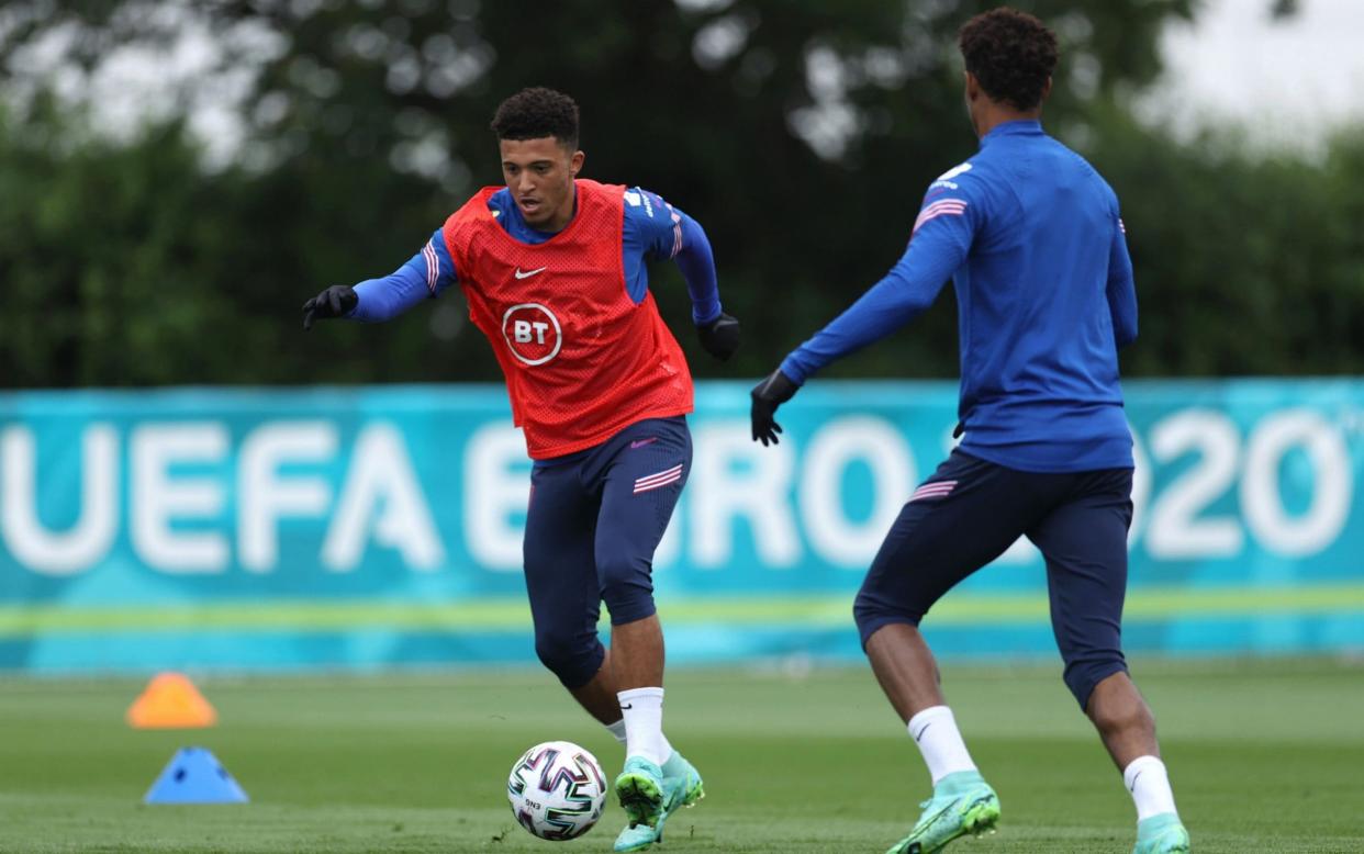 Jadon Sancho forced to play waiting game for England despite shining for Borussia Dortmund - GETTY IMAGES