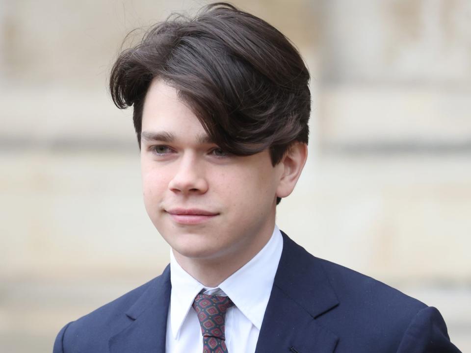 Samuel Chatto attends the memorial service for the Duke Of Edinburgh at Westminster Abbey on March 29, 2022 (Getty Images)