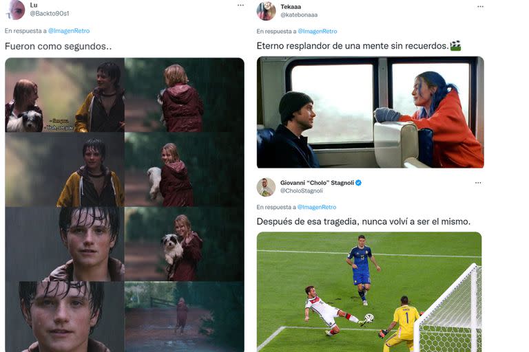 Los usuarios respondieron con distintas series y películas en el hilo de Twitter