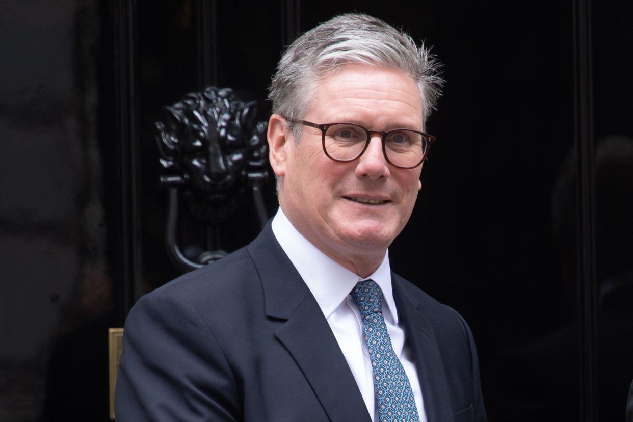 London, UK. 27 Aug 2024. Crown Prince and Prime Minister of Bahrain Salman bin Hamad Al Khalifa arrives for a meeting with British Prime Minister Sir Keir Starmer in Downing Street. Credit: Justin Ng/Alamy Live News.