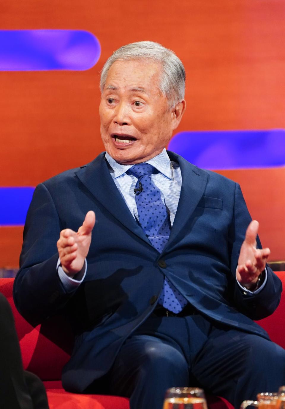 George Takei on the Graham Norton Show, which will be screened tonight (PA)