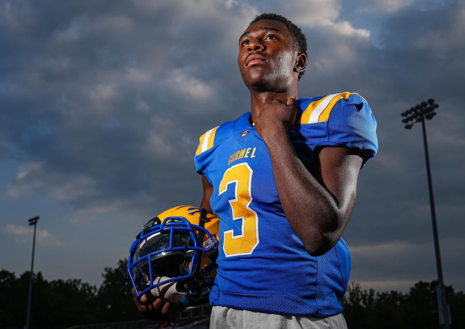 Carmel's Christian Peterson poses for a photo Wednesday, July 26, 2023, at Brebeuf Jesuit Preparatory School in Indianapolis.  