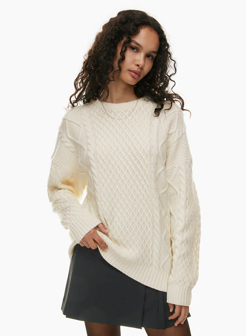 <p><a href="https://www.aritzia.com/us/en/product/peggy-sweater/100791.html" rel="nofollow noopener" target="_blank" data-ylk="slk:Shop Now;elm:context_link;itc:0;sec:content-canvas" class="link ">Shop Now</a></p><p>Peggy Sweater</p><p>aritzia.com</p><p>$128.00</p>